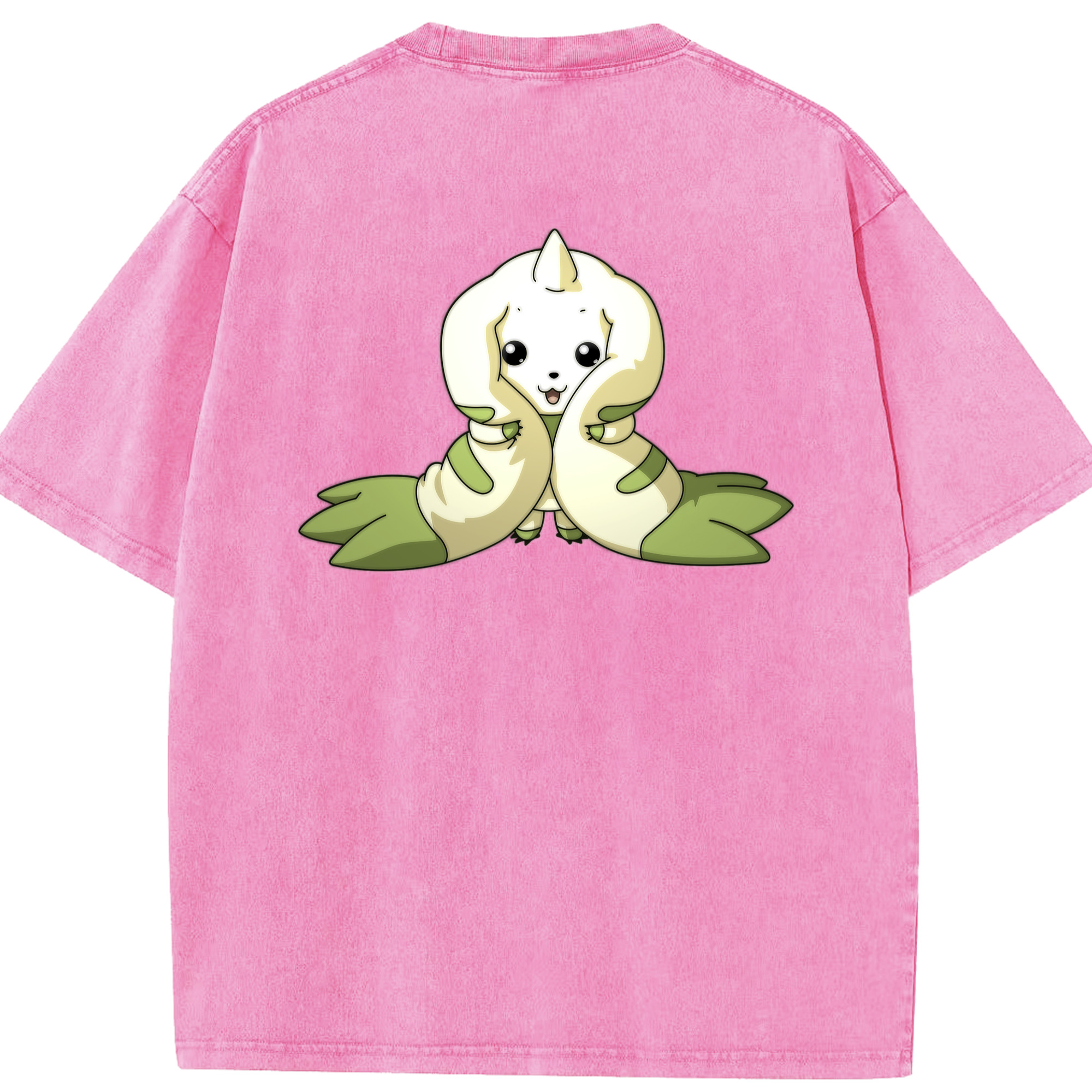 （画像用） Digimon デジタルモンスター/デジモン 綿100% ヴィンテージ風 半袖Tシャツ（背面プリント）